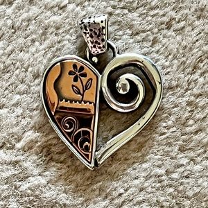 Brighton Reversible Heart Pendant
